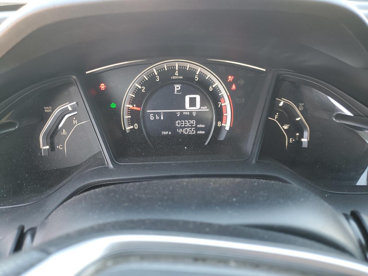 2016 Honda Civic VIN 19XFC2F53GE232612 Copart auction photo, front end / rear end damage thumbnail 9