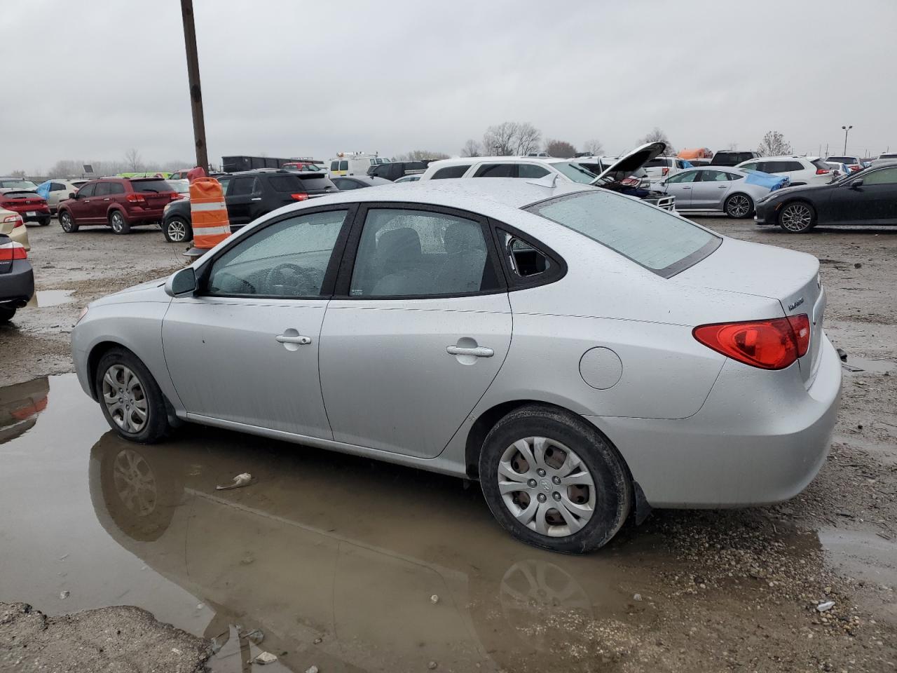 2009 Hyundai Elantra VIN KMHDU46D99U742423 Copart auction photo, side / mechanical damage thumbnail 2