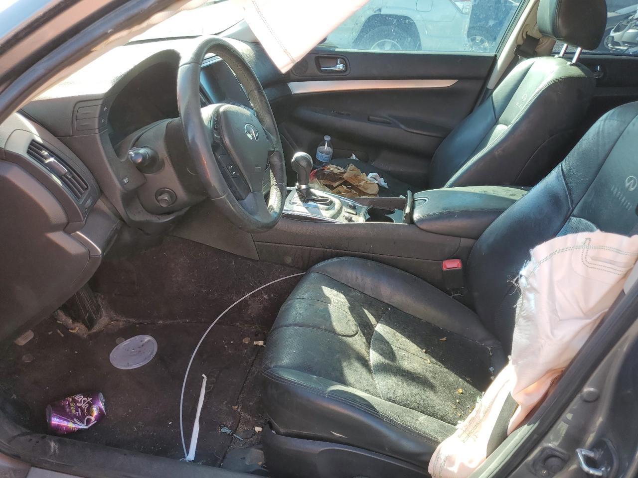 2013 Infiniti G VIN JN1CV6AR4DM356824 Copart auction photo, front end damage thumbnail 7