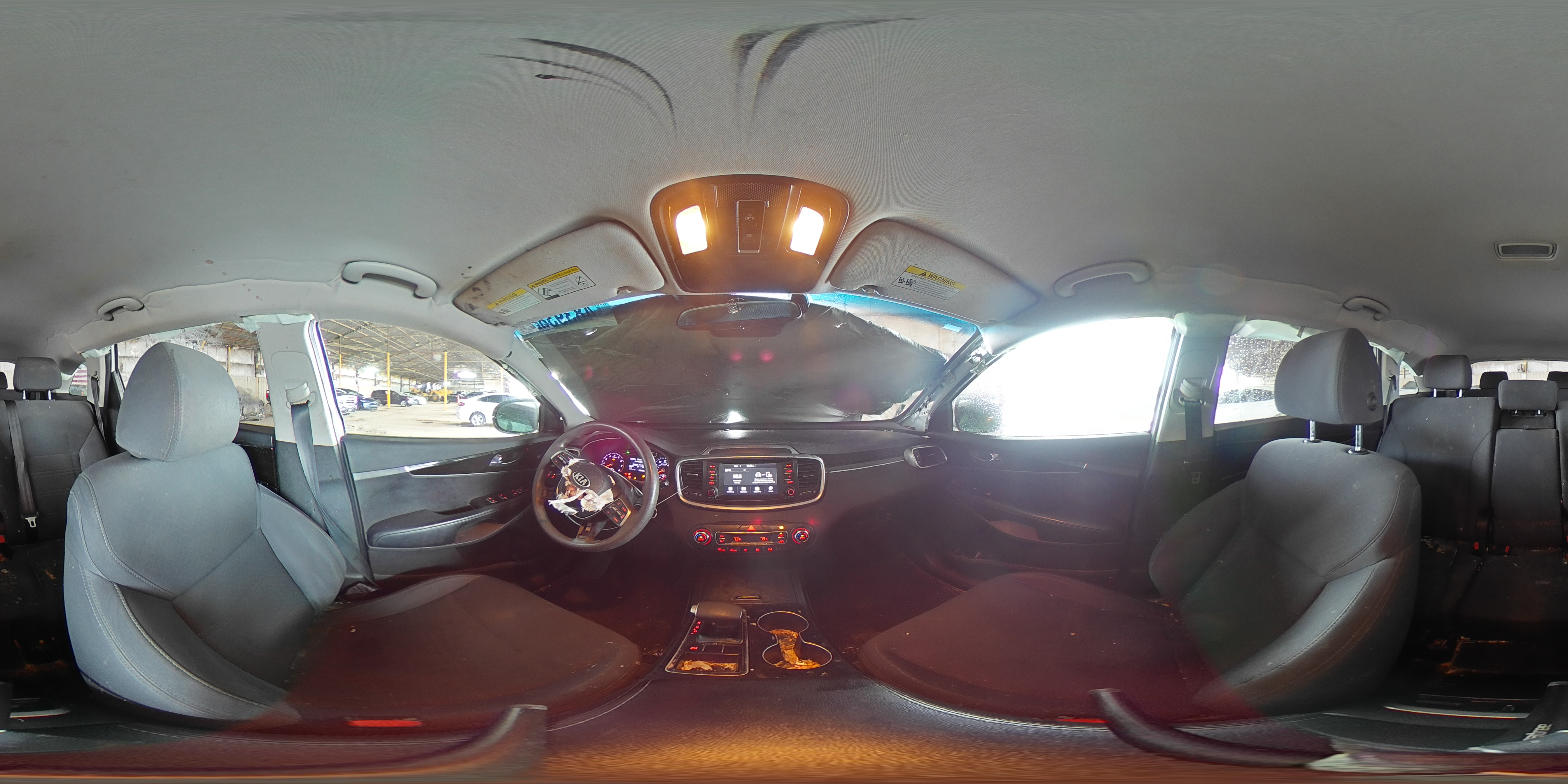 2019 KIA Sorento VIN 5XYPG4A56KG481879 Copart auction photo, front end / rear end damage thumbnail 14