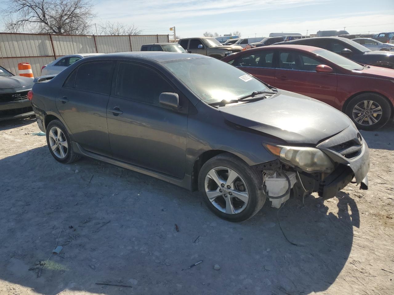 2011 Toyota Corolla VIN 2T1BU4EE1BC655270 Copart auction photo, rear end / front end damage thumbnail 4