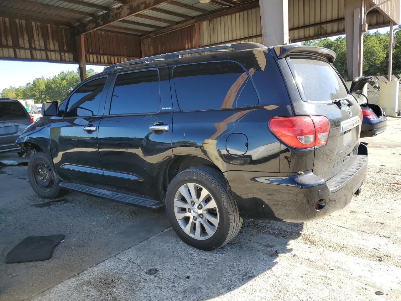 2014 Toyota Sequoia VIN 5TDKY5G17ES053201 Copart auction photo, front end damage thumbnail 2