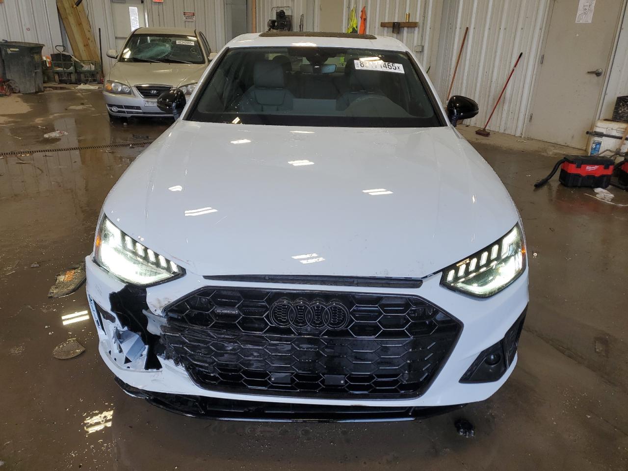 2023 Audi A4 VIN WAUEAAF47PN022963 Copart auction photo, front end damage thumbnail 5