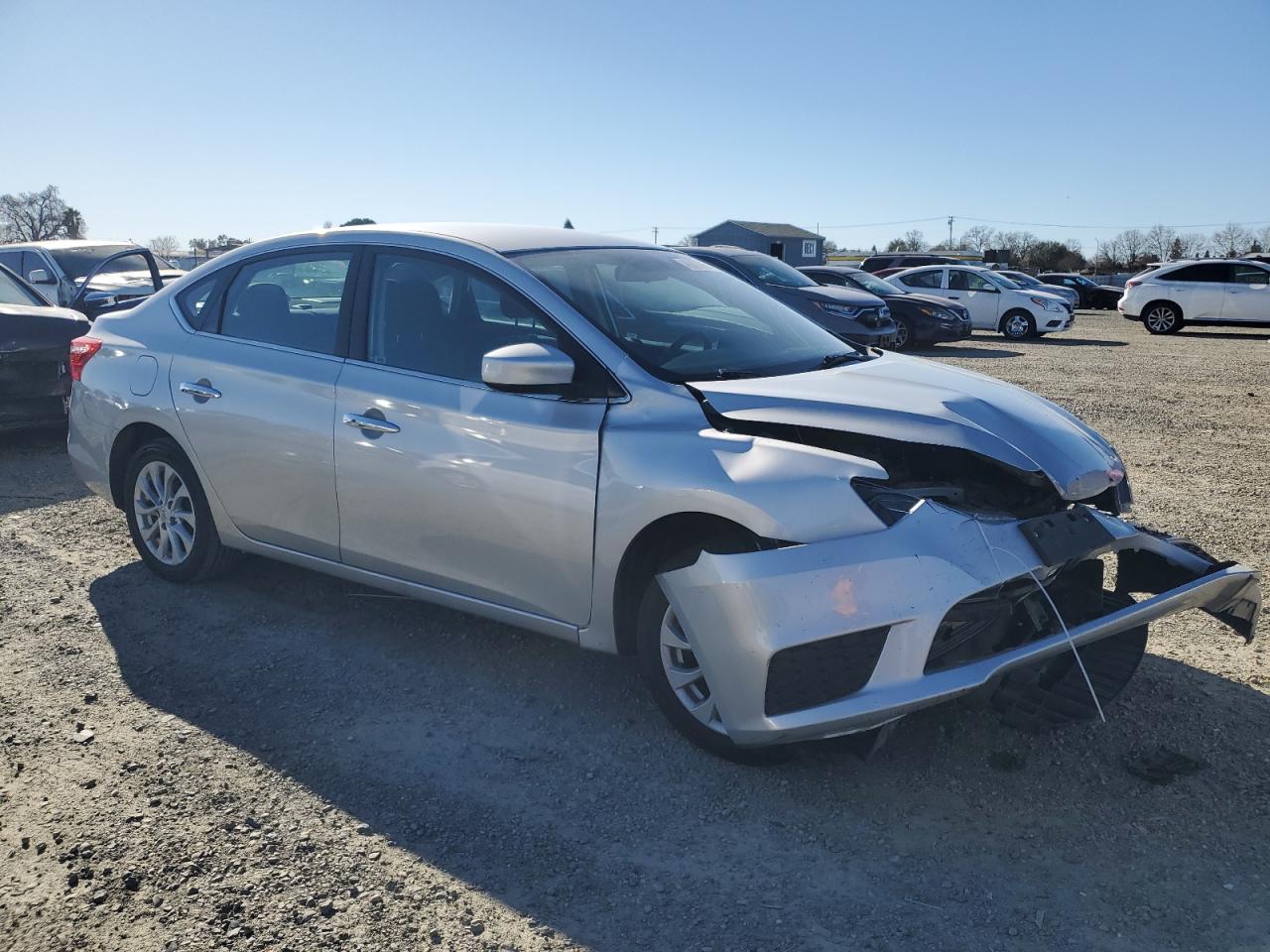 2018 Nissan Sentra VIN 3N1AB7AP0JL656435 Copart auction photo, front end damage thumbnail 4