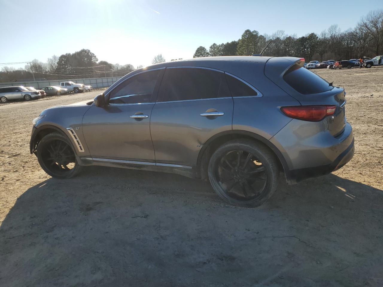 2017 Infiniti QX70 VIN JN8CS1MW1HM413193 Copart auction photo, normal wear damage thumbnail 2
