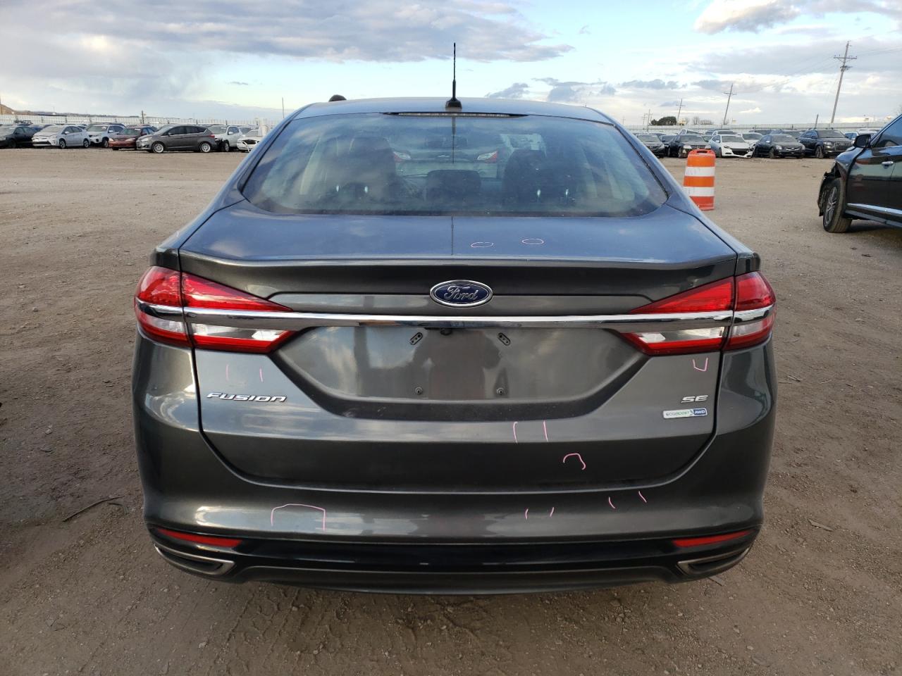2017 Ford Fusion VIN 3FA6P0T94HR321184 Copart auction photo, front end damage thumbnail 6