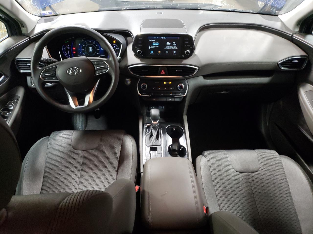 2020 Hyundai Santa Fe VIN 5NMS3CADXLH236145 Copart auction photo, front end damage thumbnail 8
