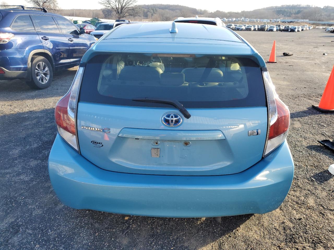 2015 Toyota Prius VIN JTDKDTB33F1113840 Copart auction photo, front end damage thumbnail 6
