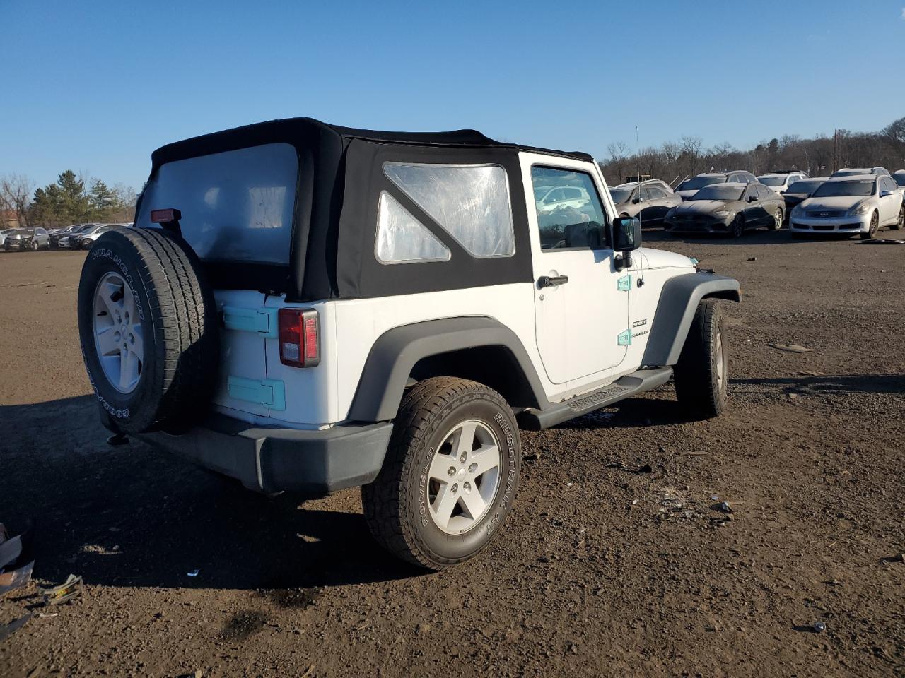 2016 Jeep Wrangler VIN 1C4AJWAG9GL262639 Copart auction photo, front end damage thumbnail 3