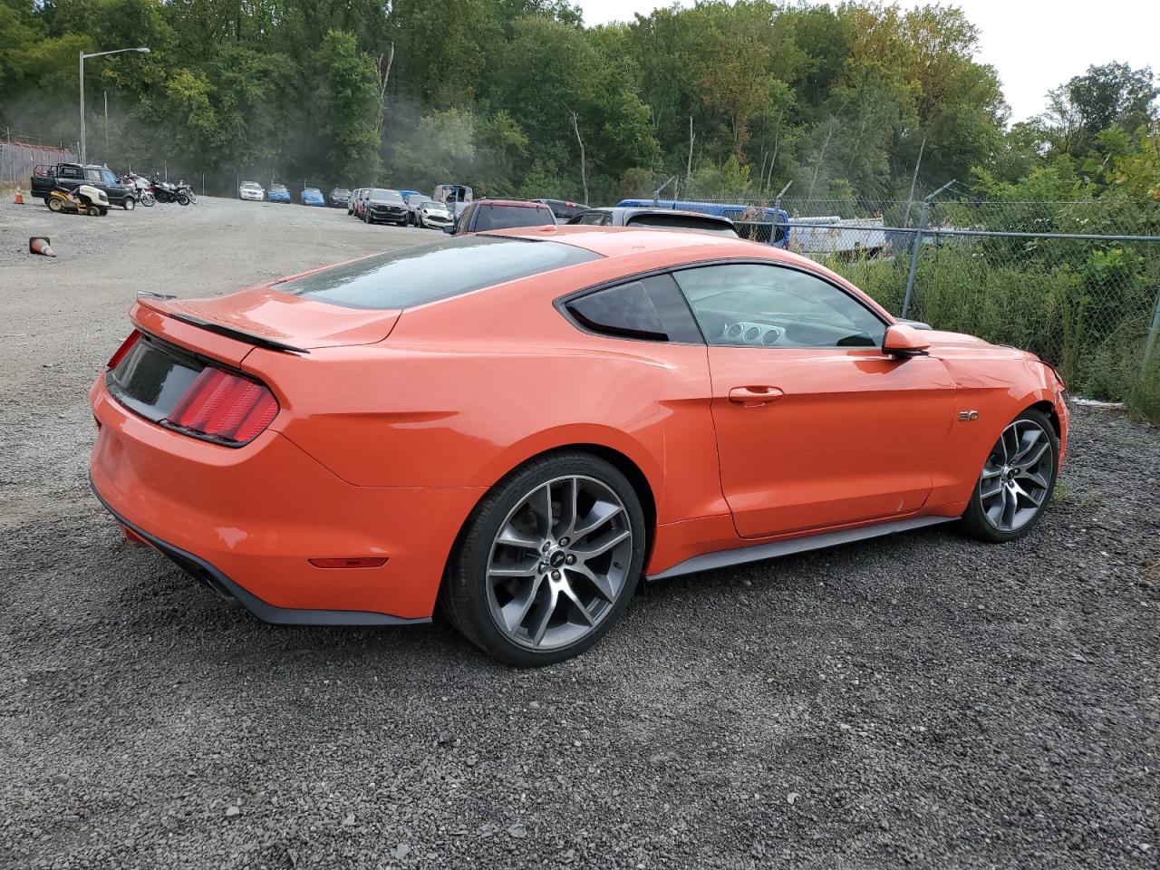 2016 Ford Mustang VIN 1FA6P8CF8G5255891 Copart auction photo, all over / undercarriage damage thumbnail 3