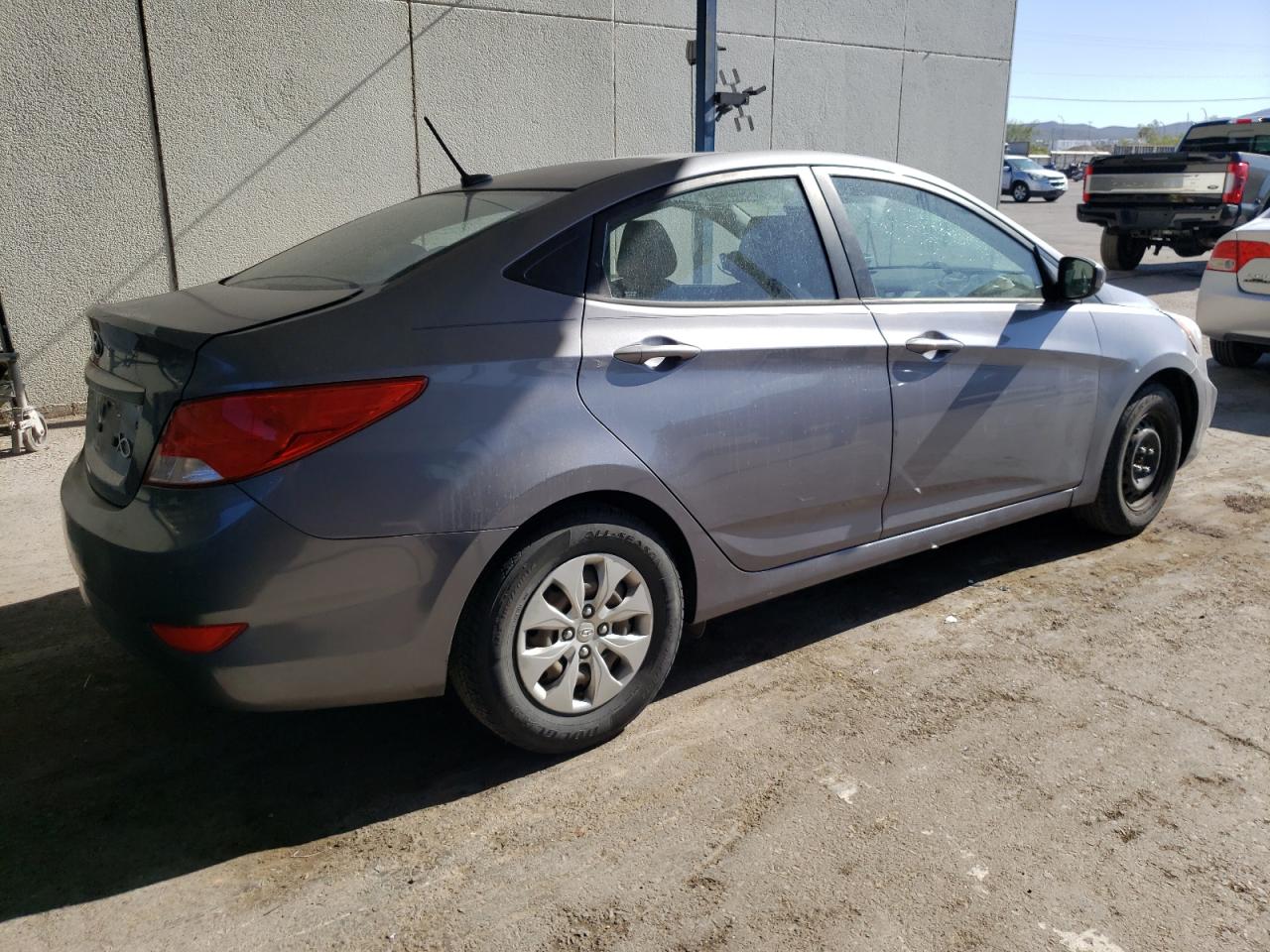 2016 Hyundai Accent VIN KMHCT4AE5GU012844 Copart auction photo, front end / minor dent/scratches damage thumbnail 3