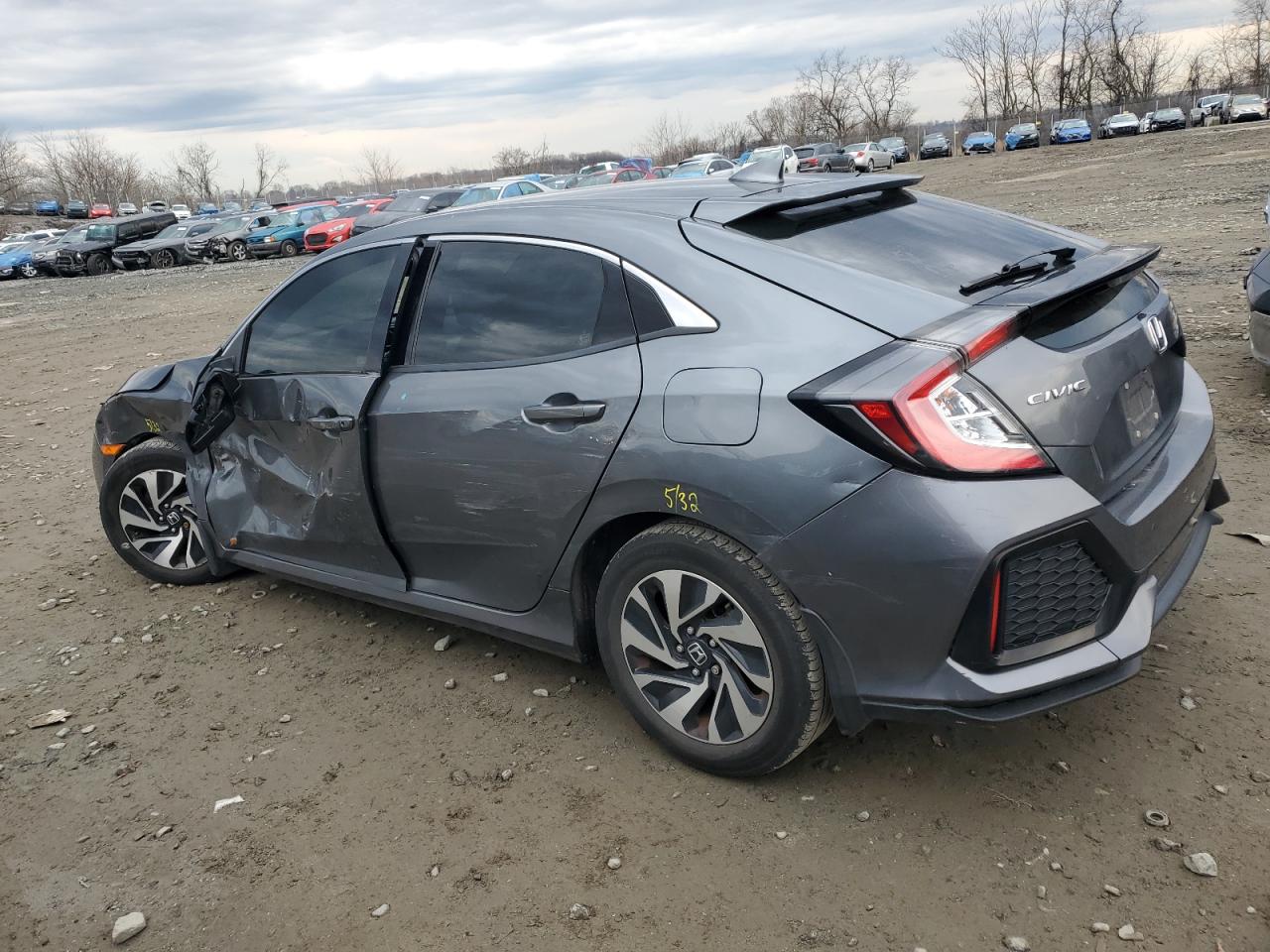 2019 Honda Civic VIN SHHFK7H38KU200591 Copart auction photo, front end / side damage thumbnail 2
