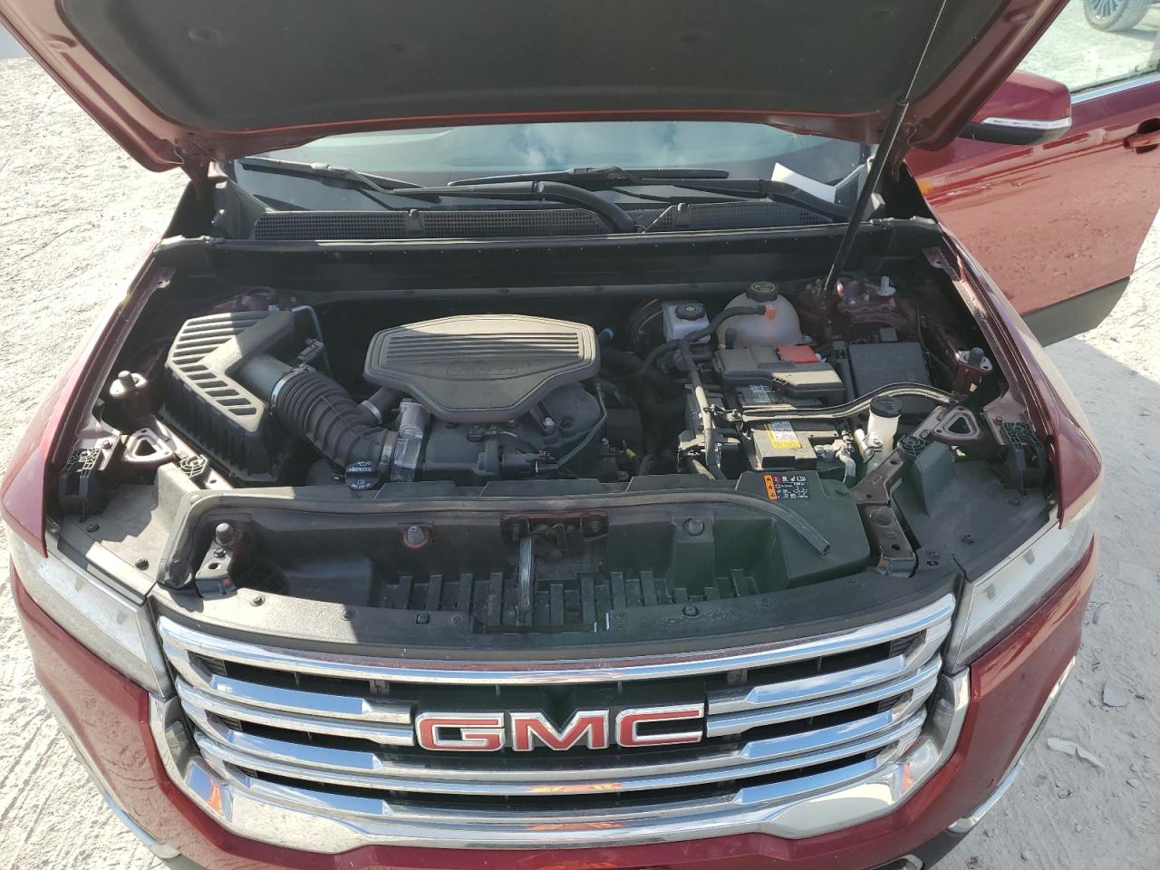 2021 GMC Acadia VIN 1GKKNRLS4MZ185512 Copart auction photo, rear end damage thumbnail 12