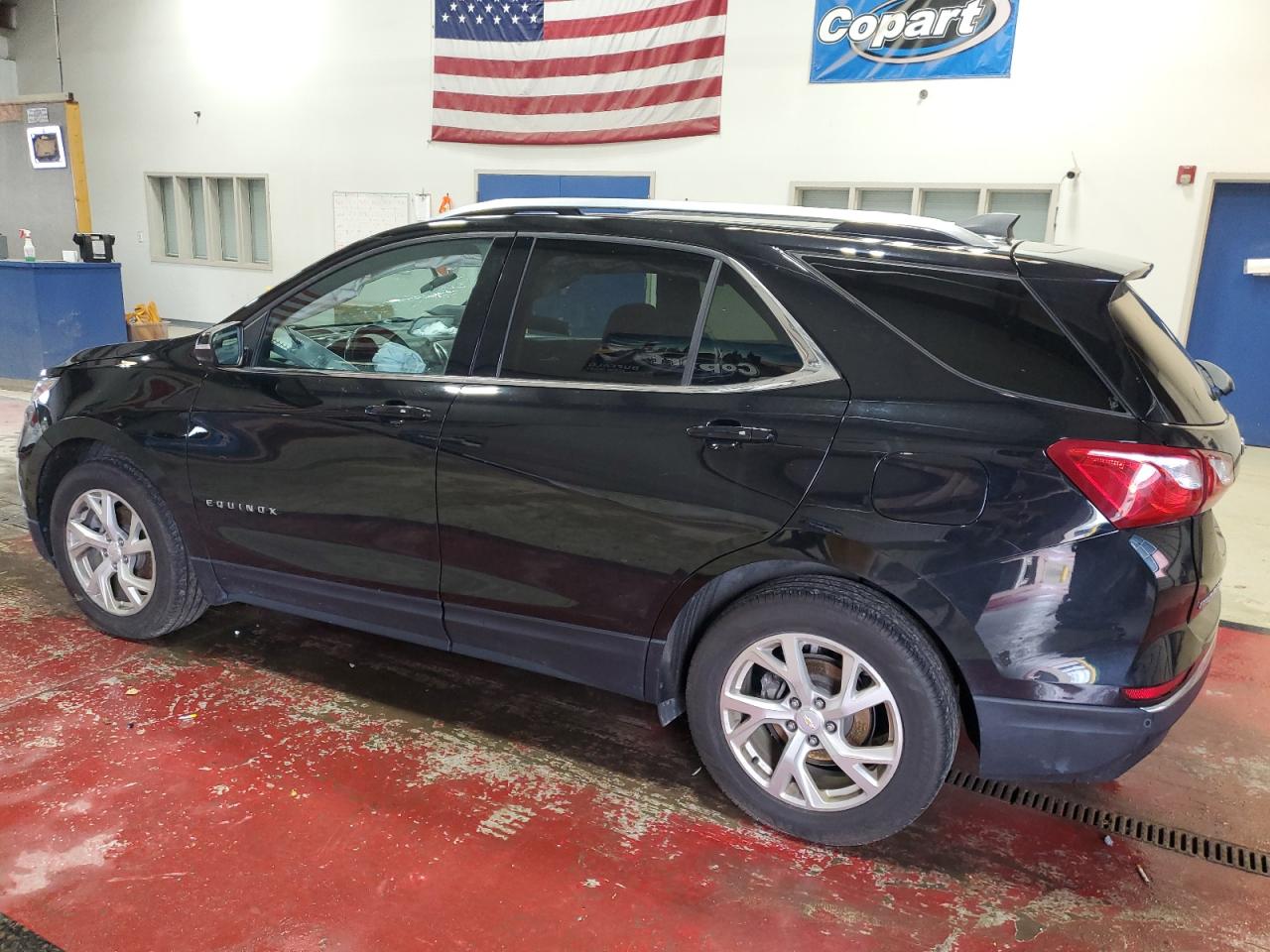 2018 Chevrolet Equinox VIN 2GNAXTEX2J6326454 Copart auction photo, front end / side damage thumbnail 2