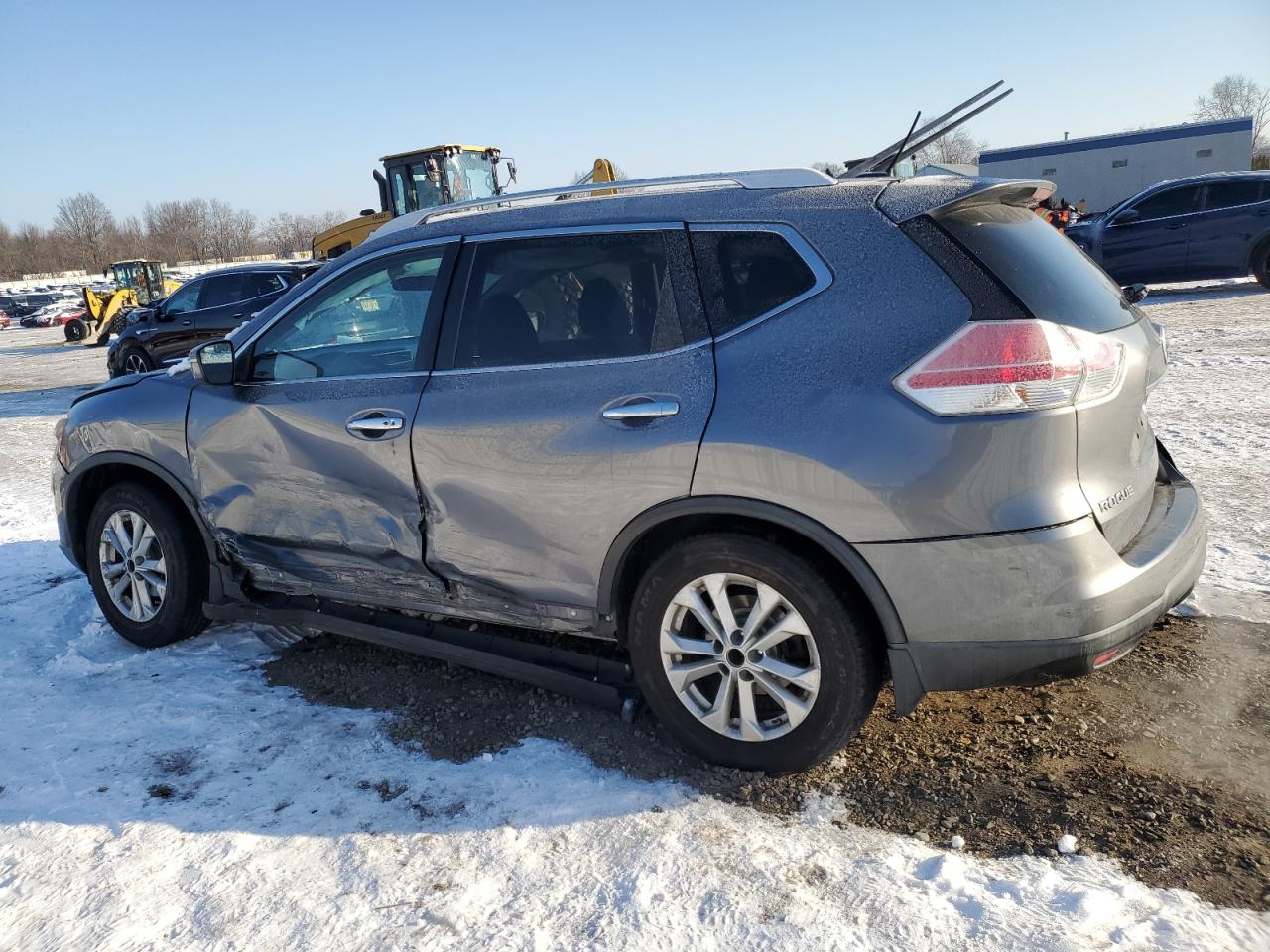 2016 Nissan Rogue VIN KNMAT2MV1GP605045 Copart auction photo, side damage thumbnail 2
