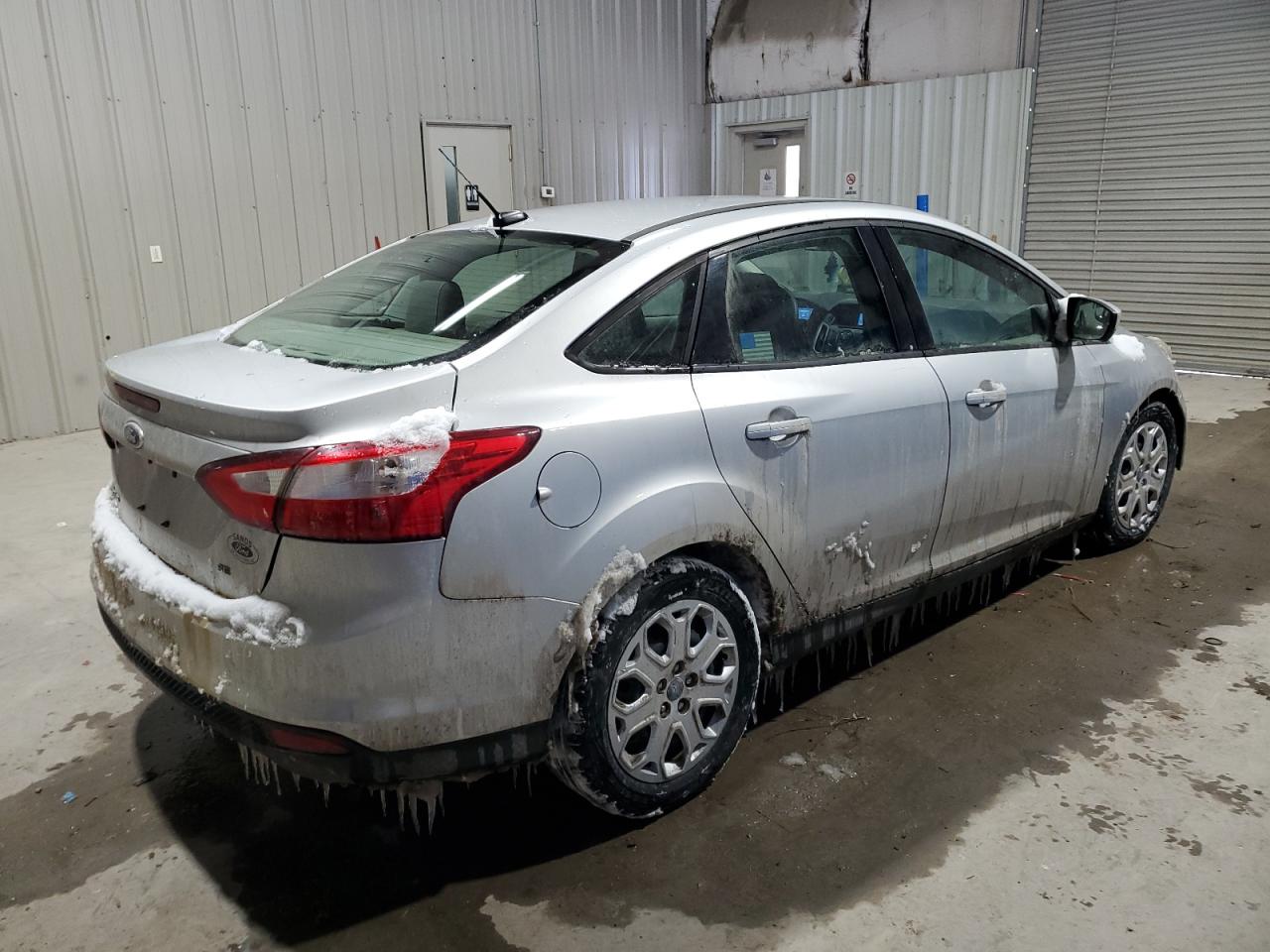 2012 Ford Focus VIN 1FAHP3F24CL138108 Copart auction photo, side / front end damage thumbnail 3