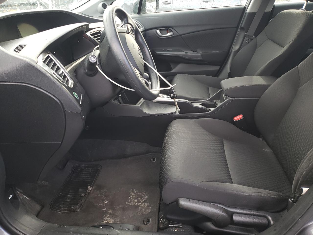 2015 Honda Civic VIN 2HGFB2F74FH531812 Copart auction photo, side damage thumbnail 7