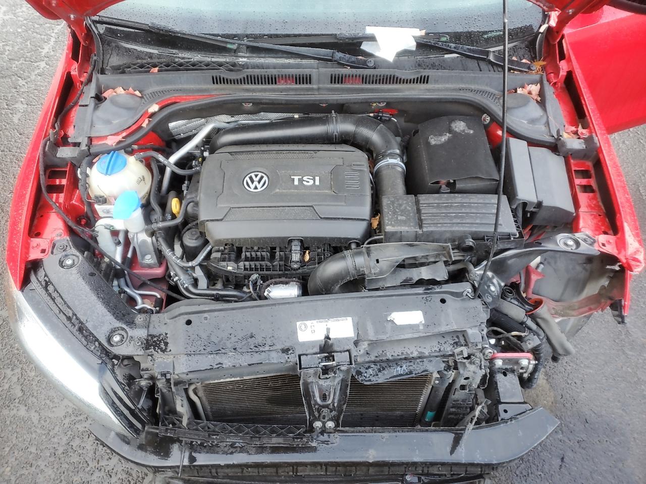 2015 Volkswagen Jetta VIN 3VWD17AJ1FM332224 Copart auction photo, front end damage thumbnail 11