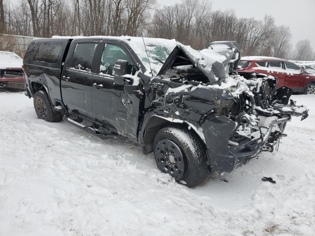 2024 Chevrolet Silverado VIN 2GC4YNE71R1197789 Copart auction photo, front end / side damage thumbnail 4