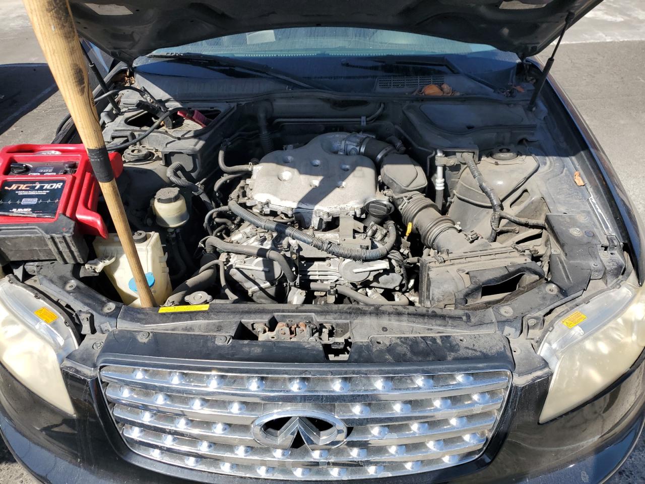 2003 Infiniti FX VIN JNRAS08U53X000898 Copart auction photo, vandalism damage thumbnail 11