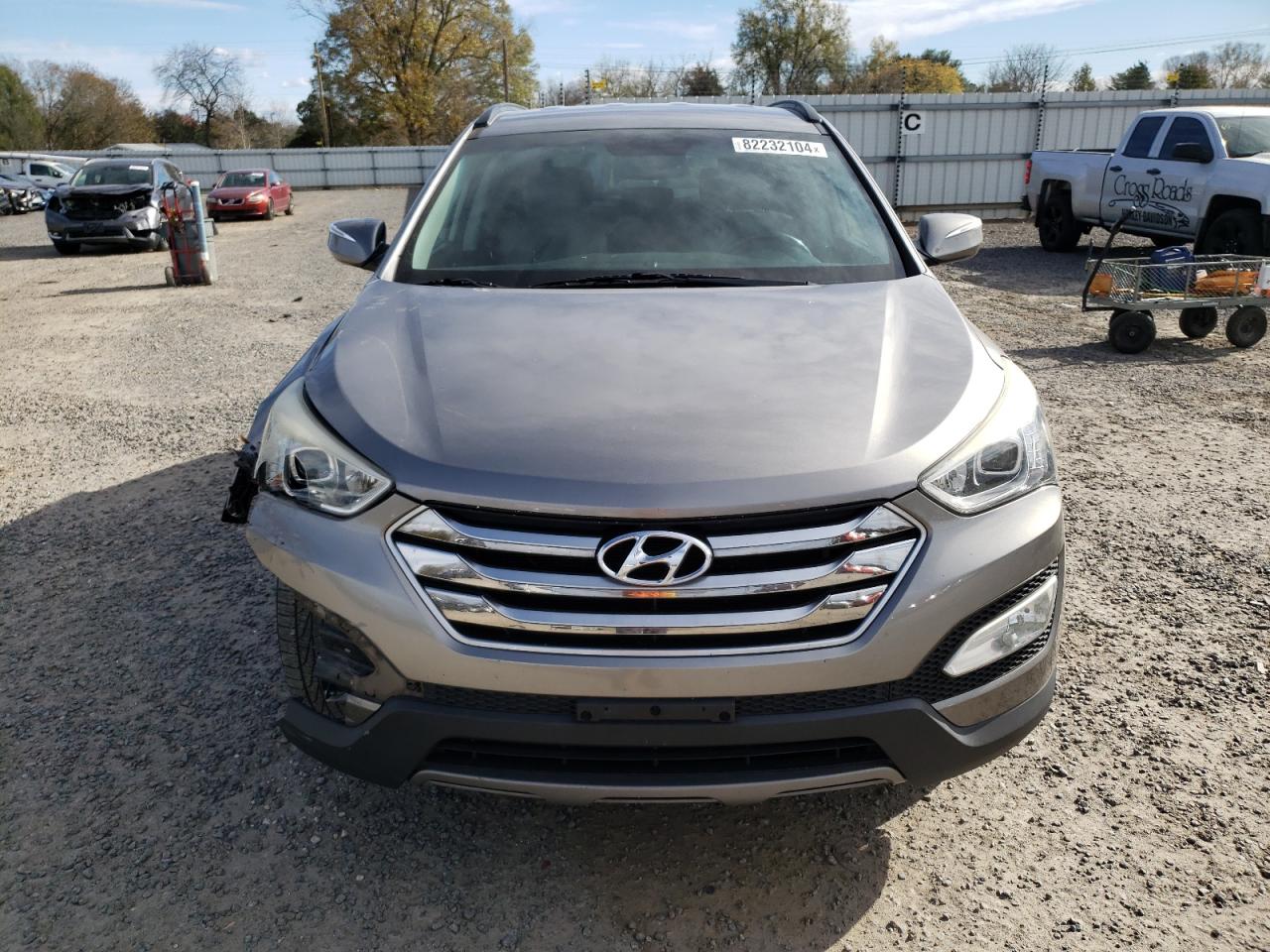 2015 Hyundai Santa Fe VIN 5XYZU3LB7FG304259 Copart auction photo, front end damage thumbnail 5
