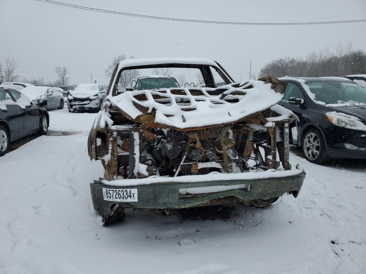 2014 GMC Sierra VIN 1GT020C84EF182981 Copart auction photo, burn / all over damage thumbnail 5
