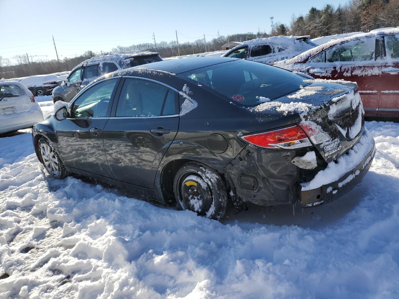 2013 Mazda 6 VIN 1YVHZ8DH9D5M13223 Copart auction photo, rear end damage thumbnail 2