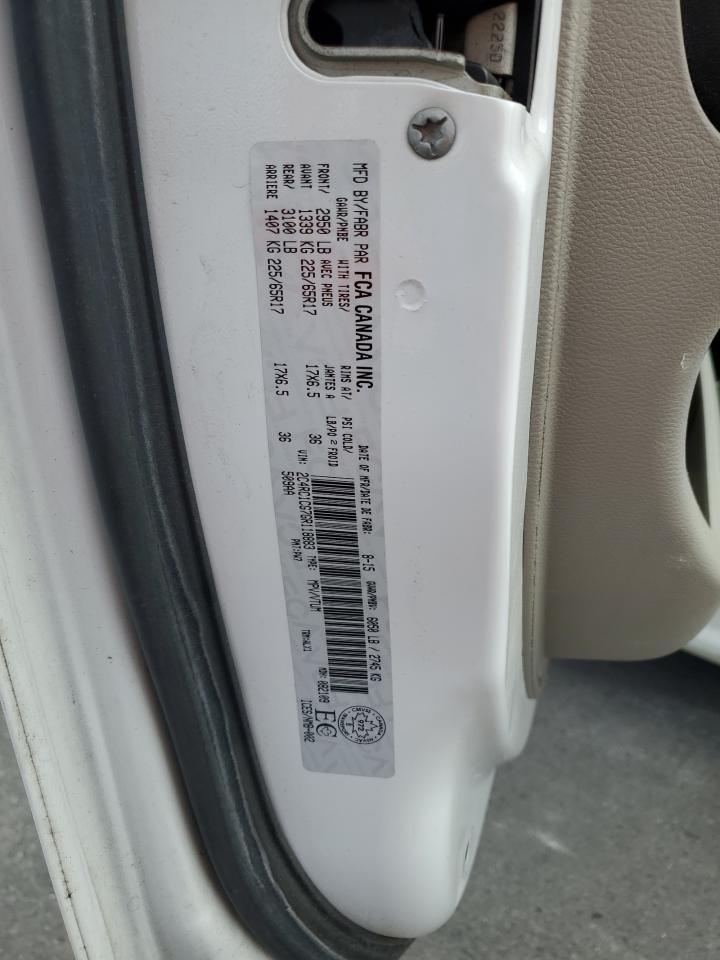 2016 Chrysler Town & Country VIN 2C4RC1CG7GR118883 Copart auction photo, front end / rear end damage thumbnail 14