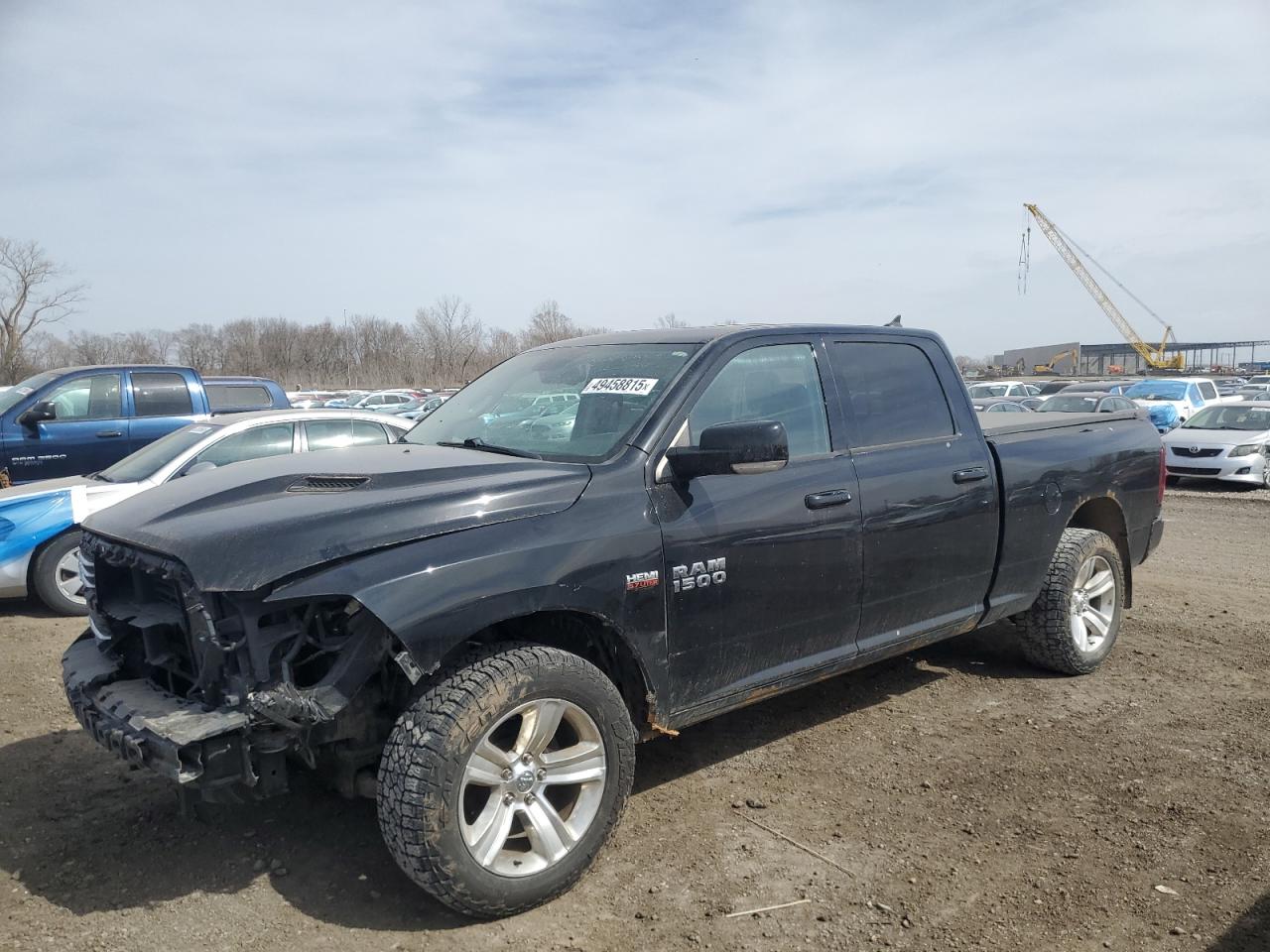 2013 RAM 1500 VIN 1C6RR7UT9DS710185 - Copart auction photo