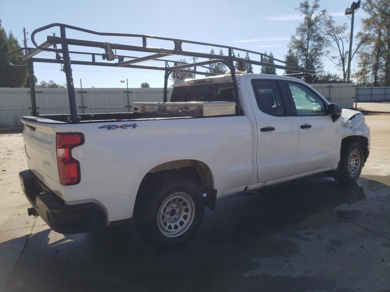 2019 Chevrolet Silverado VIN 1GCRYAEF7KZ363896 Copart auction photo, top/roof damage thumbnail 3