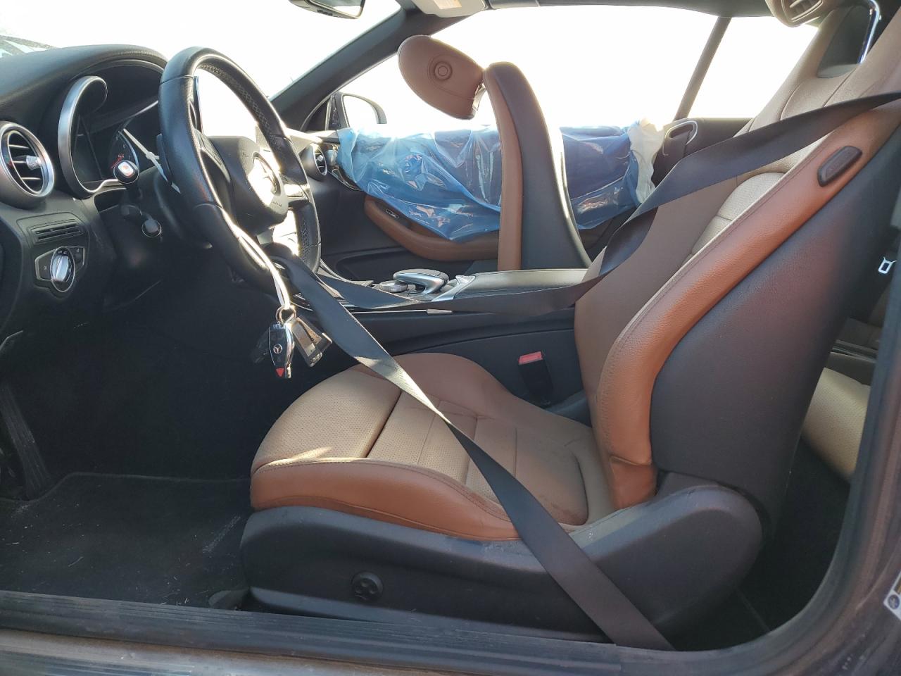 2017 Mercedes-Benz C-klasse VIN WDDWK4JB4HF470459 Copart auction photo, water/flood damage thumbnail 7