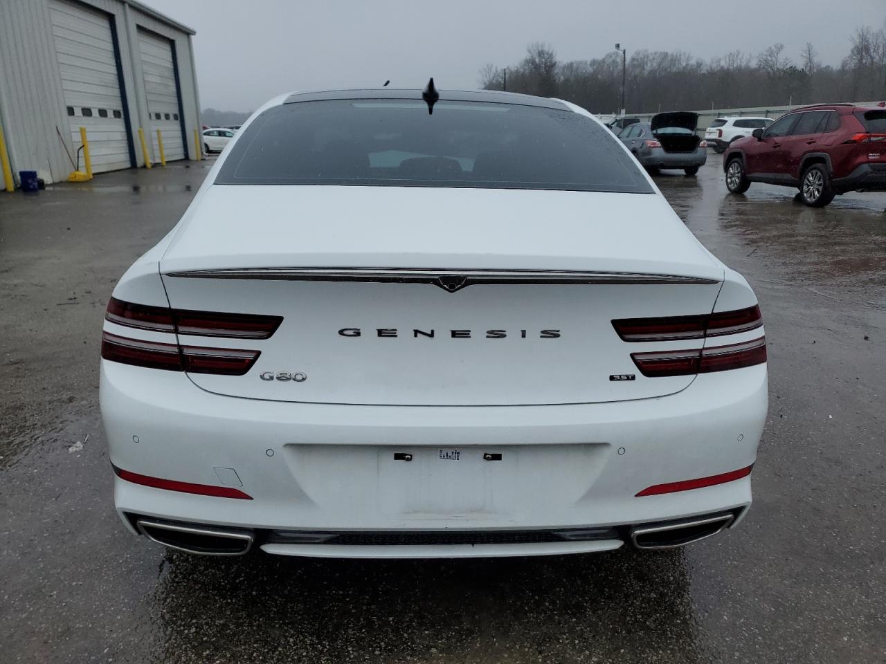 2021 Hyundai Genesis VIN KMTGC4SD1MU071303 Copart auction photo, front end / side damage thumbnail 6