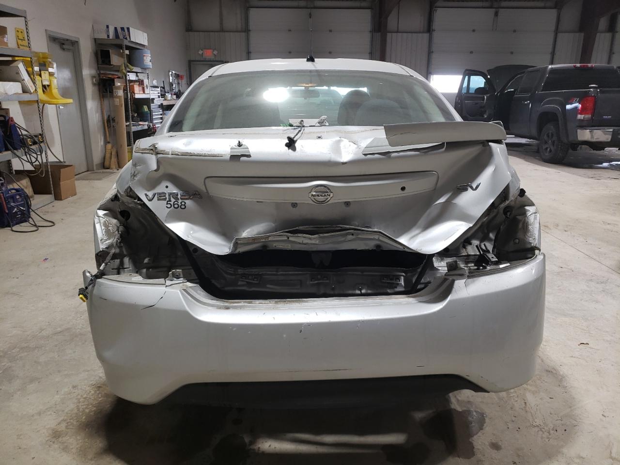2019 Nissan Versa VIN 3N1CN7AP5KL810770 Copart auction photo, rear end damage thumbnail 6
