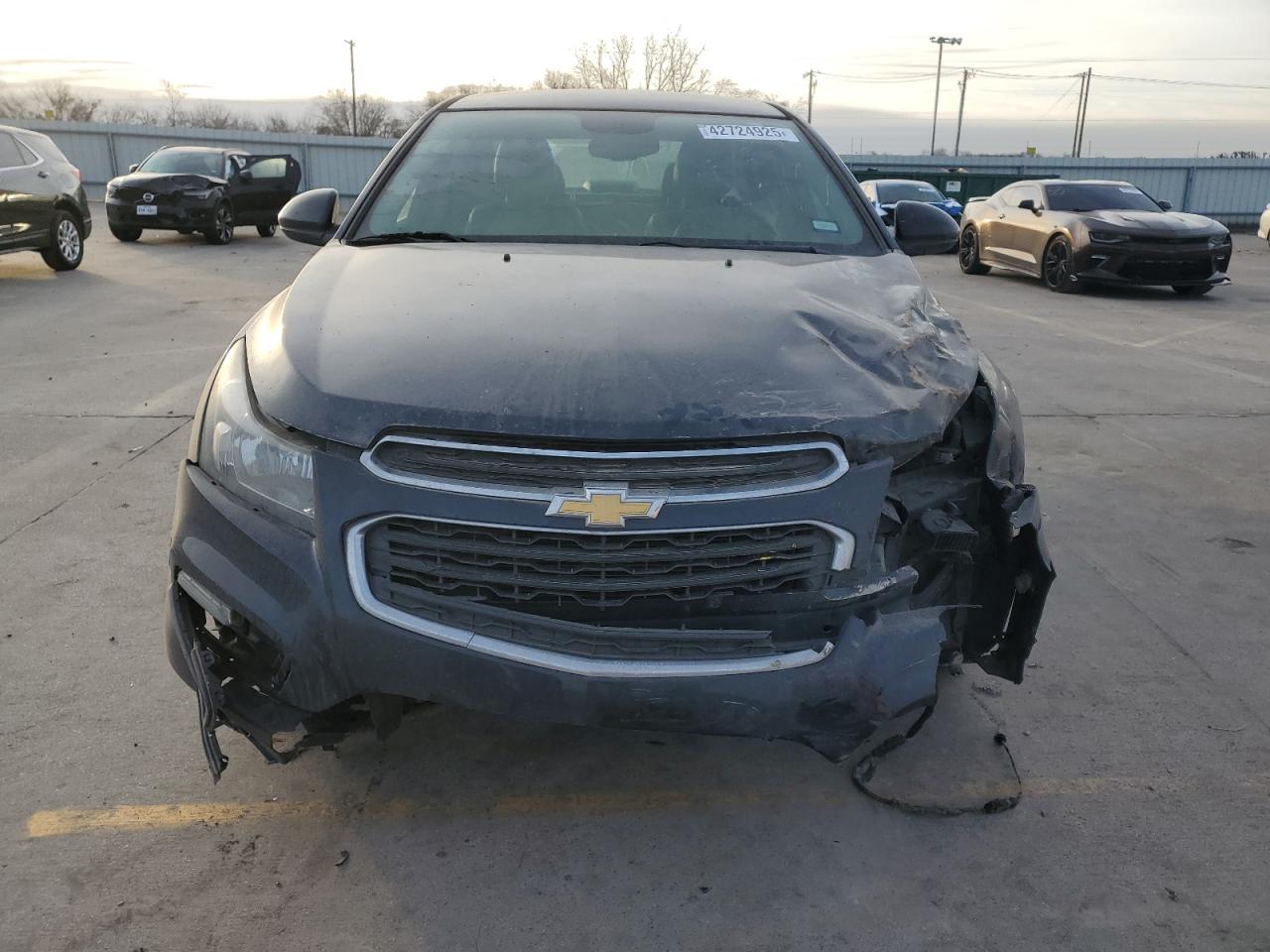 2015 Chevrolet Cruze VIN 1G1PE5SB6F7252131 Copart auction photo, front end damage thumbnail 5