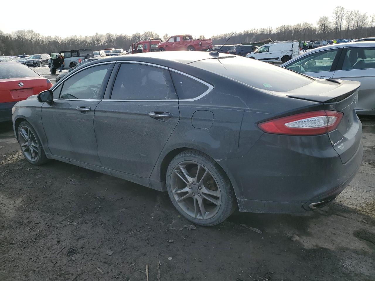 2014 Ford Fusion VIN 3FA6P0D96ER266618 Copart auction photo, front end damage thumbnail 2