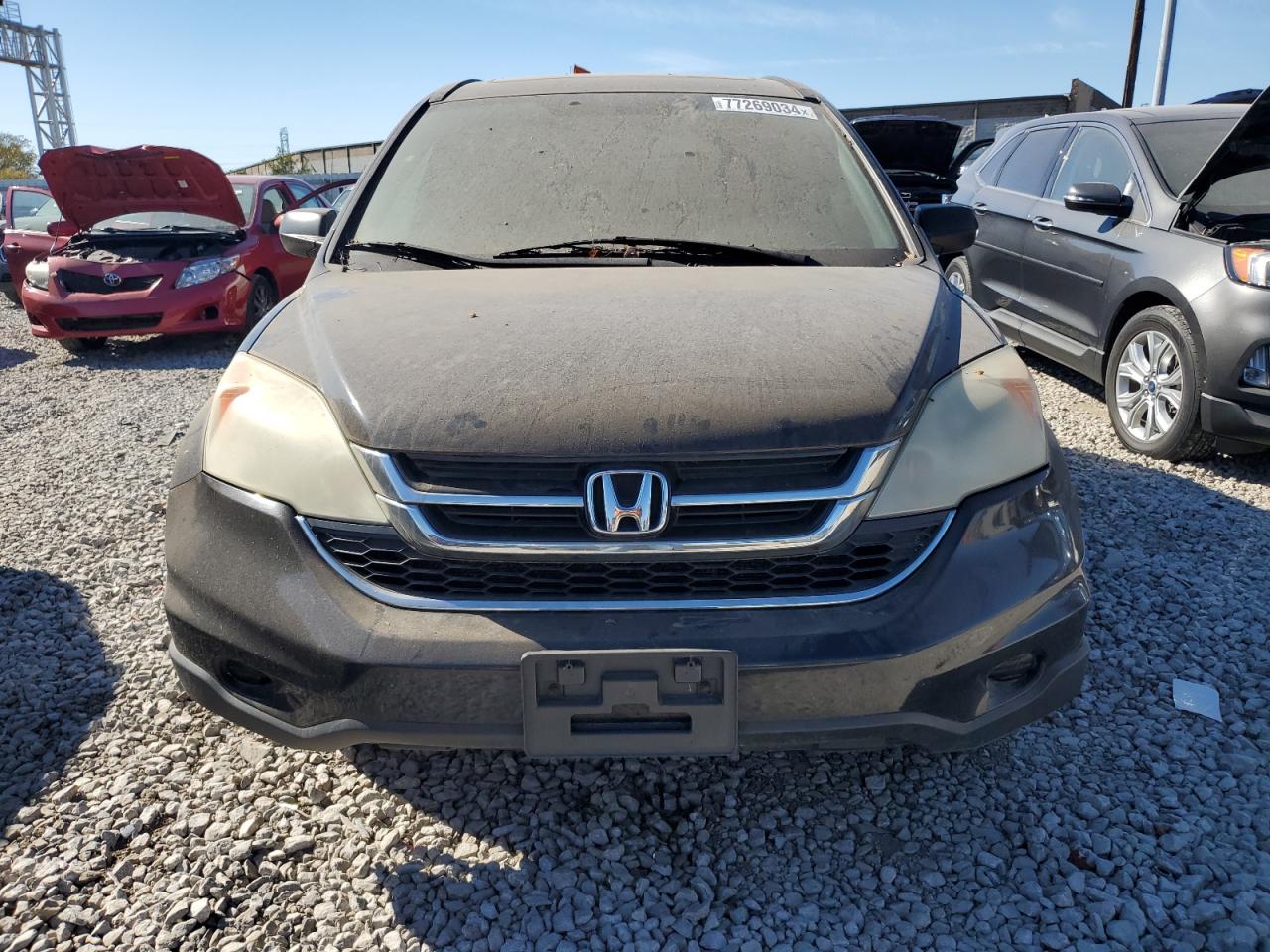 2010 Honda CR-V VIN 5J6RE4H56AL076123 Copart auction photo, front end / undercarriage damage thumbnail 5