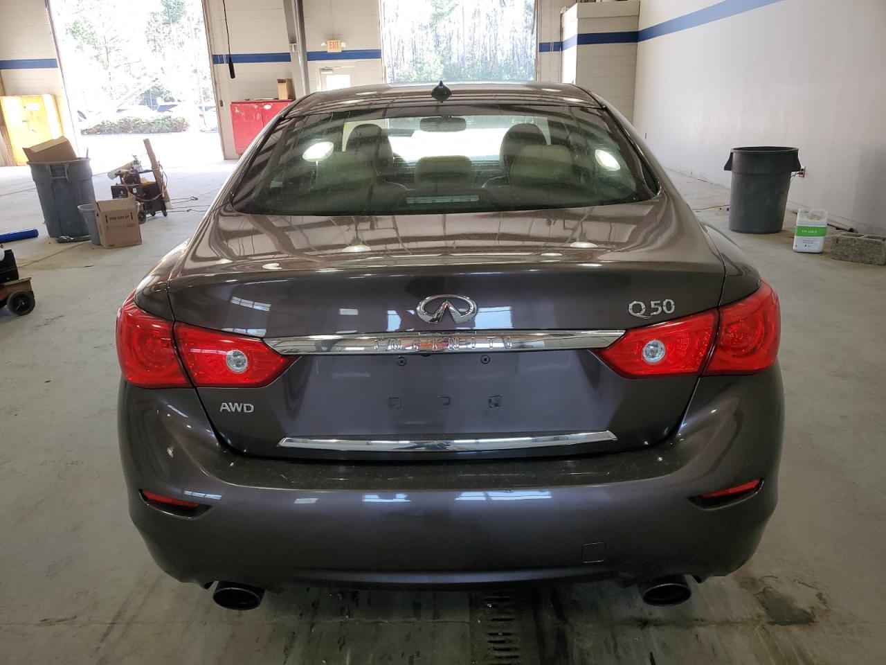 2017 Infiniti Q50 VIN JN1EV7AR2HM833321 Copart auction photo, side damage thumbnail 6
