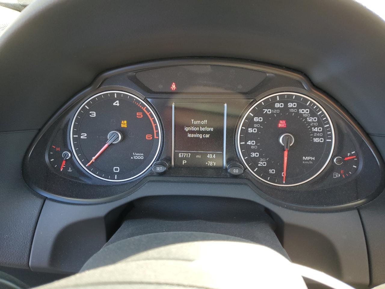 2014 Audi Q5 VIN WA1CMAFP0EA042501 Copart auction photo, side damage thumbnail 9