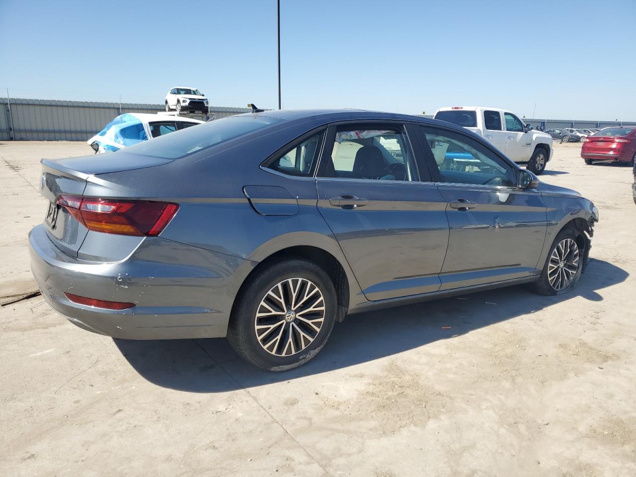2019 Volkswagen Jetta VIN 3VWC57BU5KM120672 Copart auction photo, front end / hail damage thumbnail 3