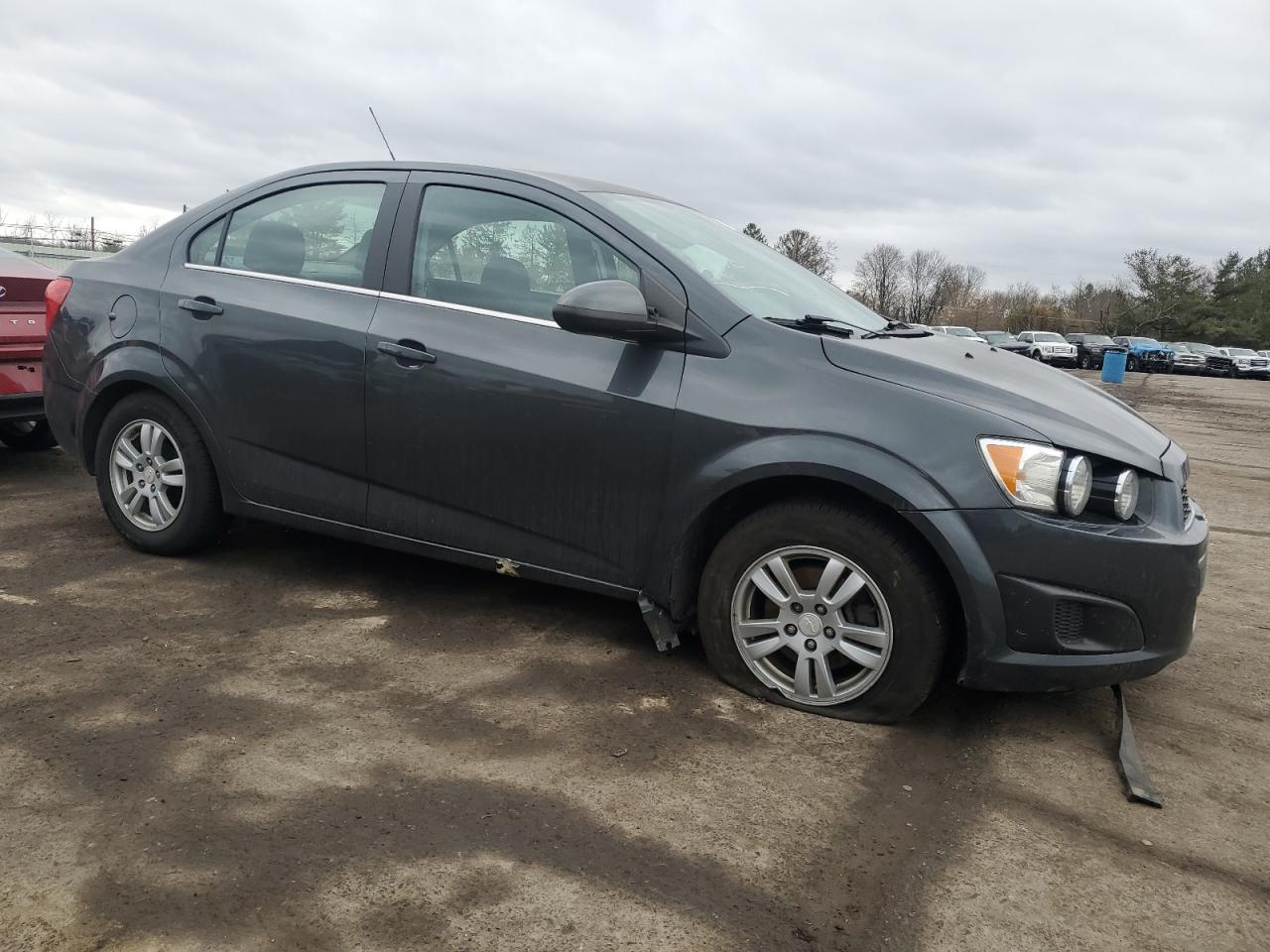 2016 Chevrolet Sonic VIN 1G1JC5SH5G4150063 Copart auction photo, side damage thumbnail 4