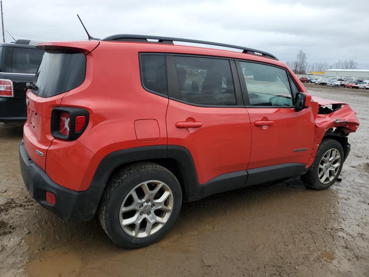 2016 Jeep Renegade VIN ZACCJABT8GPE36977 Copart auction photo, front end / side damage thumbnail 3