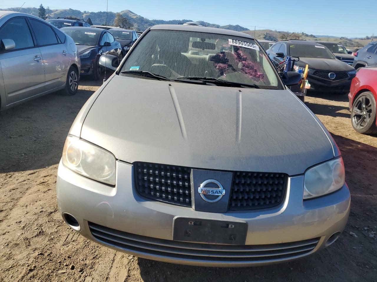 2005 Nissan Sentra VIN 3N1CB51D15L499524 Copart auction photo, side damage thumbnail 5