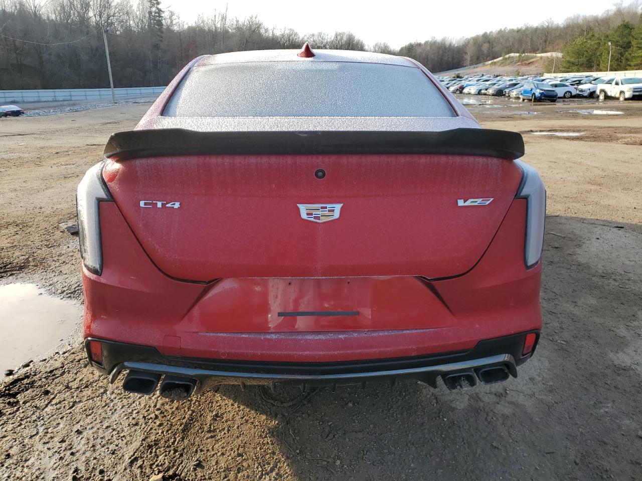 2022 Cadillac CT4-V VIN 1G6D75RP2N0410691 Copart auction photo, front end damage thumbnail 6