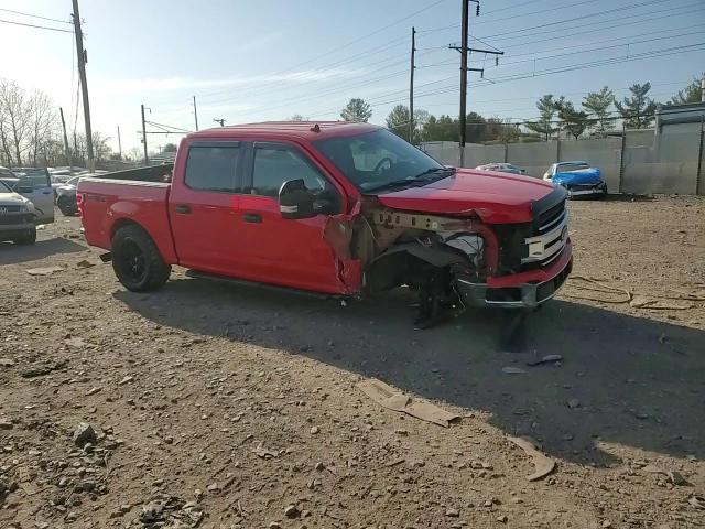 2020 Ford F-150 VIN 1FTEW1E46LKE75263 Copart auction photo, front end / side damage thumbnail 11