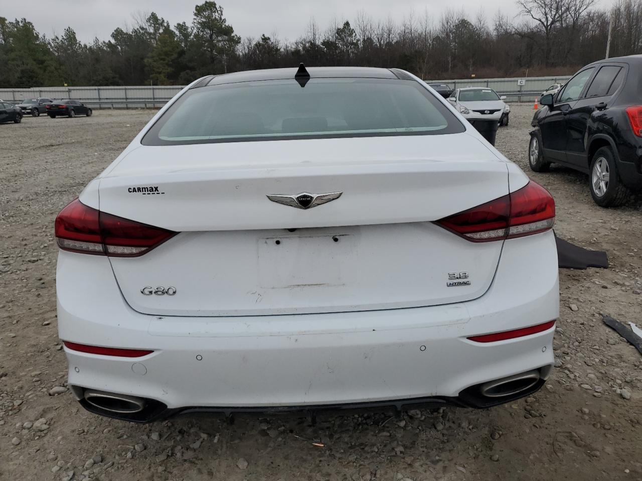 2019 Genesis G80 VIN KMHGN4JE4KU290817 Copart auction photo, front end damage thumbnail 6