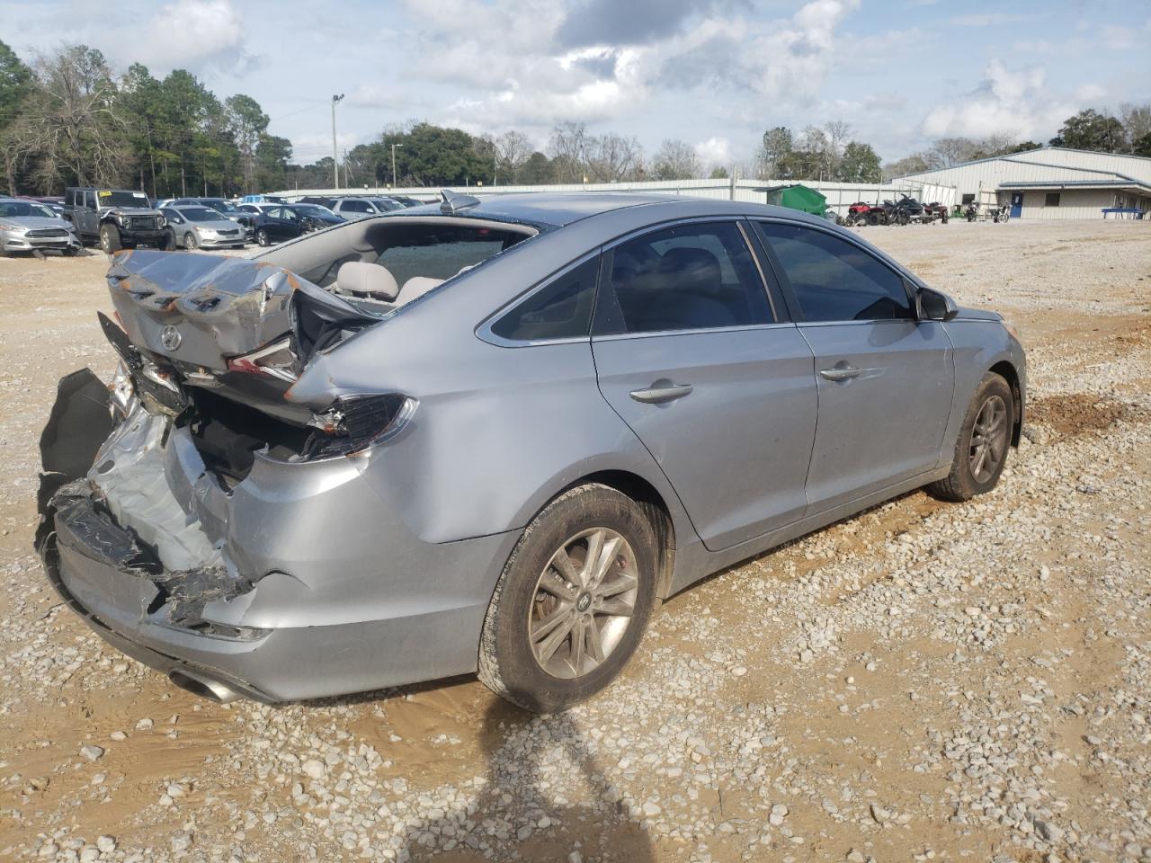 2015 Hyundai Sonata VIN 5NPE24AF1FH155453 Copart auction photo, rear end damage thumbnail 3