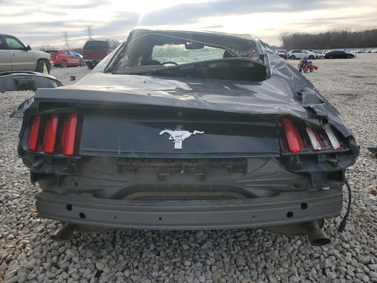 2015 Ford Mustang VIN 1FA6P8AMXF5390385 Copart auction photo, rollover damage thumbnail 6