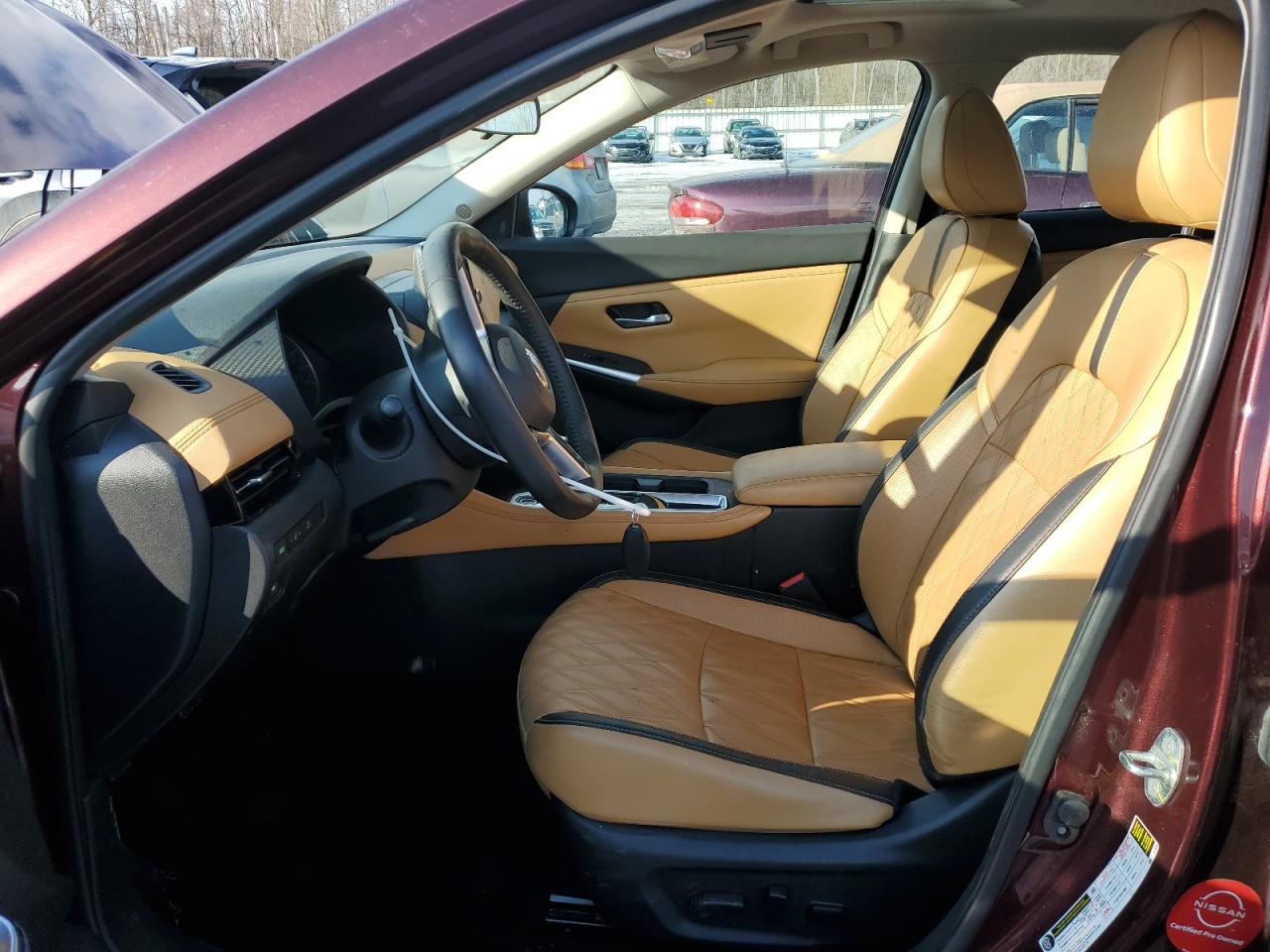2020 Nissan Sentra VIN 3N1AB8CV4LY255798 Copart auction photo, rear end / front end damage thumbnail 7