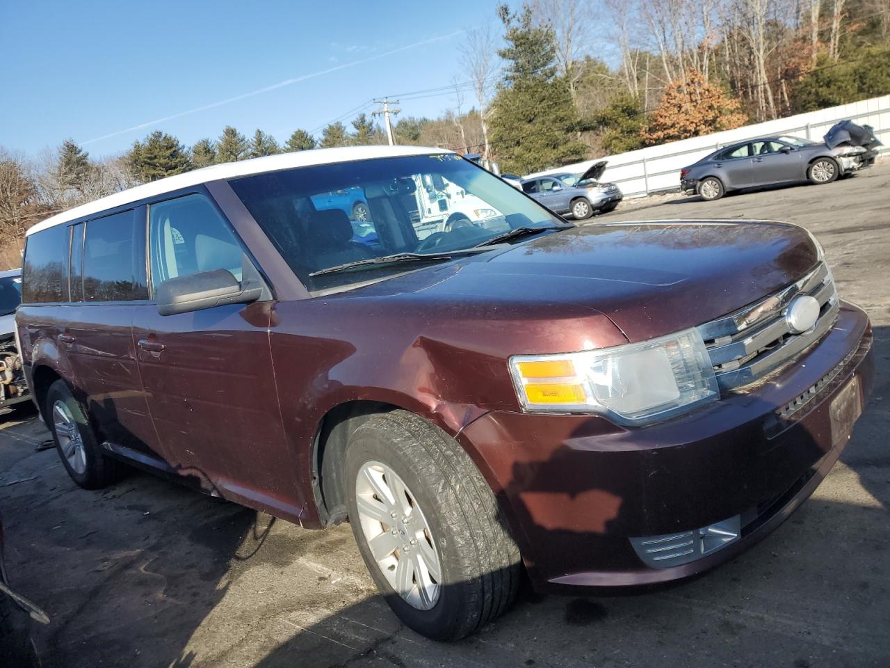 2012 Ford Flex VIN 2FMGK5BC6CBD14246 Copart auction photo, all over damage thumbnail 4