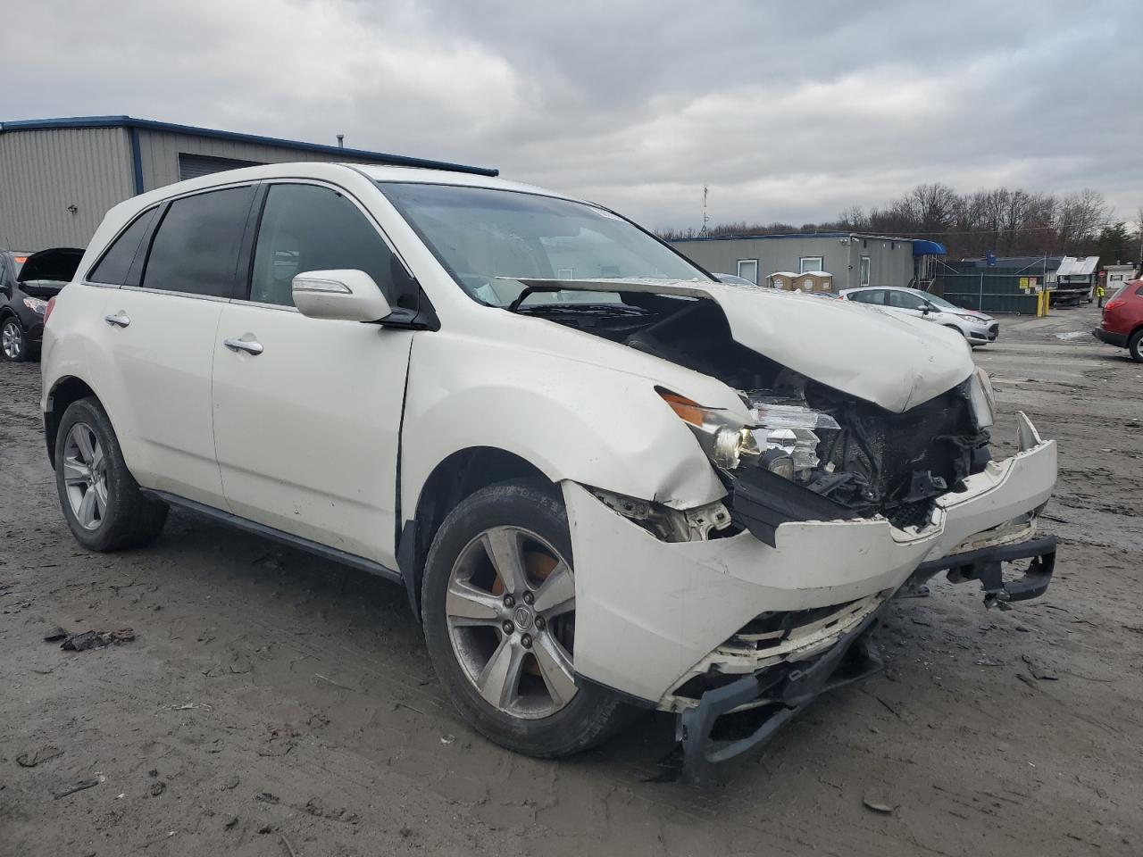 2010 Acura MDX VIN 2HNYD2H22AH517039 Copart auction photo, front end damage thumbnail 4